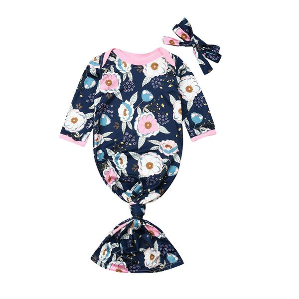 

floral print babies sleeping bags newborn baby cocoon swaddle wrap 100% cotton 6-24 months baby blanket swaddling wrap