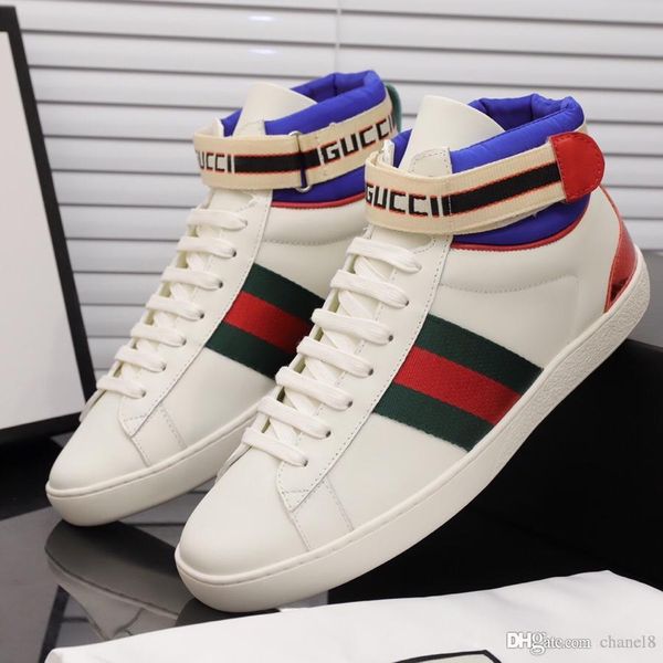

Fa hion luxury de igner men hoe tripe ace high neaker men platform hoe 19 13 gucci