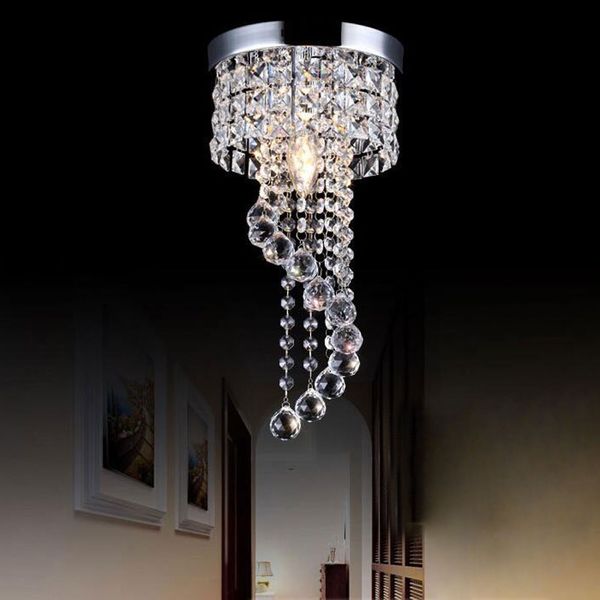 

modern led crystal chandeliers light living room aisle lighting fixtures bedroom kictchen ceiling luminaire rw120