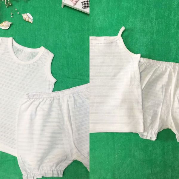 

luqbc ultra-thin 2020 summer boys air conditioning ' and girls' round collar combination set fresh solid color sunscreen air condi