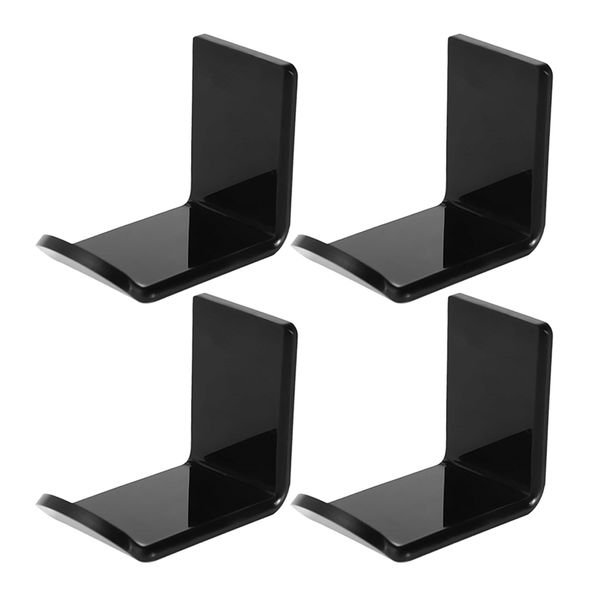 

4x l-shaped headphone acrylic display holder hook