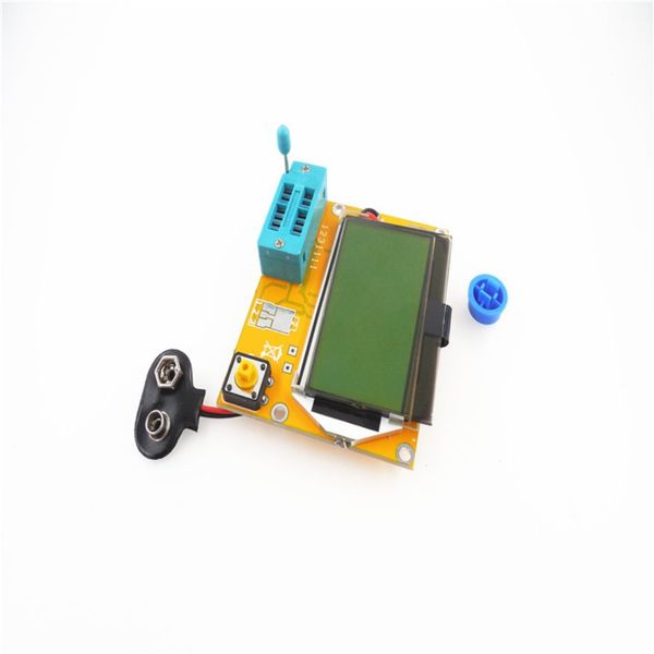 

portable hw-308 esr meter transistor tester digital 12864 lcd screen tester