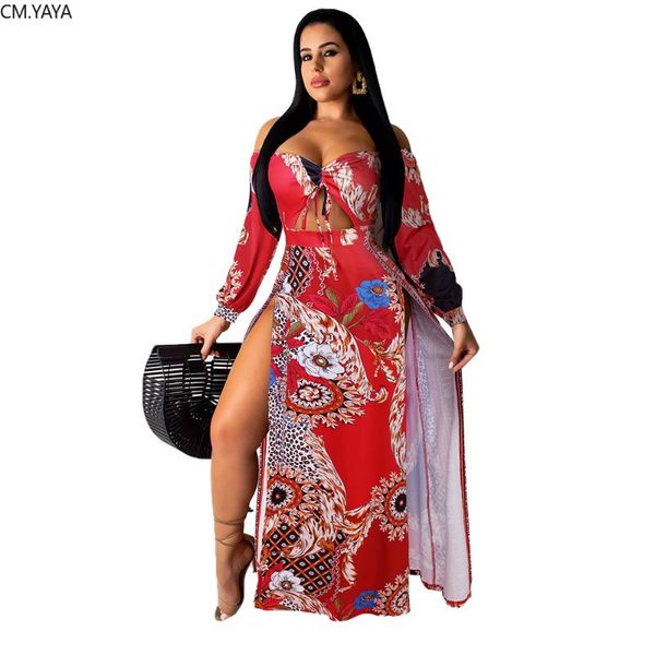 

casual dresses 2021 summer women long dress slash neck open fork night club party beach bohemian bandage street maxi vestidos gl5585, Black;gray
