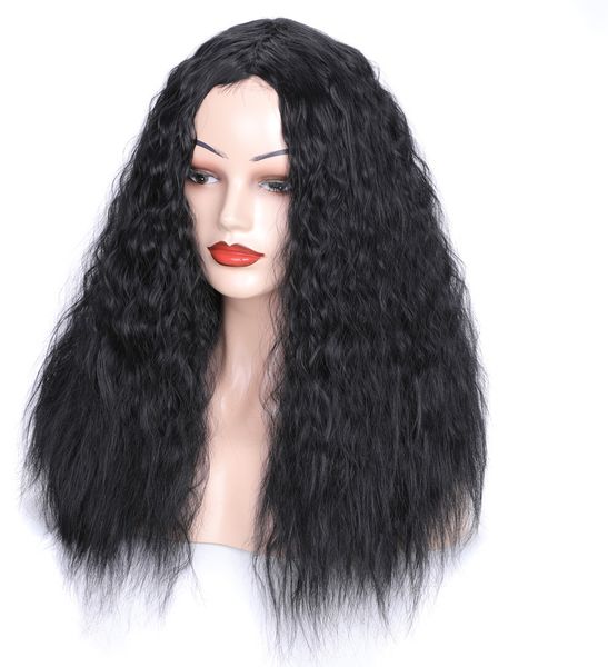 

africa hair wig corn fluffy long wig nightclub fashion long curly hair black