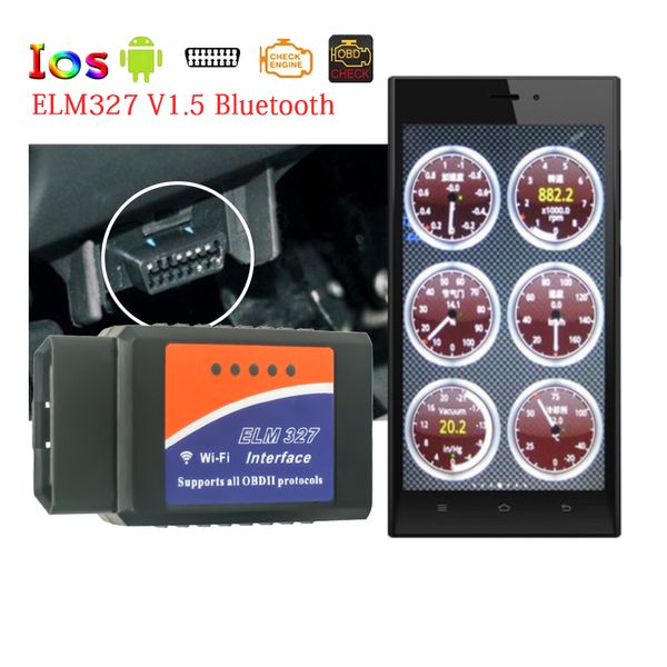 

can bus check engine obd2 elm327 адаптер диагностический инструмент obdii для insignia / meriva /vectra /zafira/mokka elm 327 obd