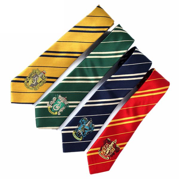 

стиль колледжа косплей костюм аксессуары харрис галстук хэллоуин принадлежности для взрослых и детей гриффиндор слизерин поттер галстук, Blue;purple