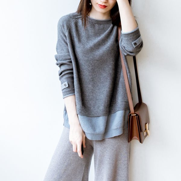

2019 women fashion new knitting casual sweater cashmere pullover cotton clothes, White;black