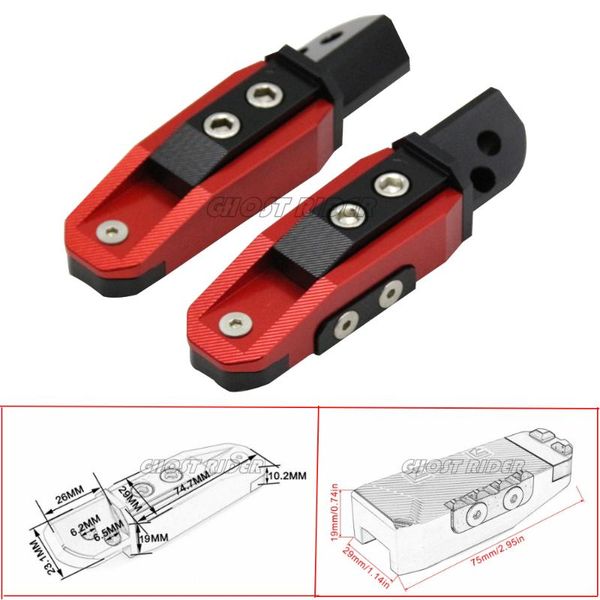 

fit for rmz250 rmz450 10-15 rmz 250 450 2010 2011 2012 2013 2014 2015 universal motorcycle cnc rear foot pedal