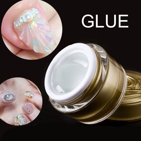 

10g nail foil adhesive for false nails gel uv gel nail accessories tip manicure tool decoration, Red;pink