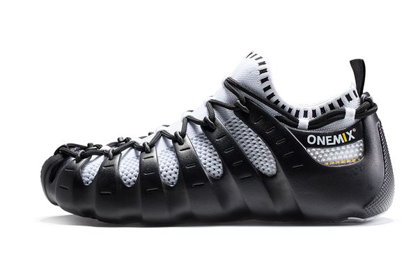 

onemix rome gladiator set shoes men & women running jogging outdoor walking sock-like sneakers black