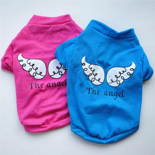 

new fashion the angel vest for small pet dog puppy spring summer clothes roupa de mascotas sleeveless t-shirts clothes