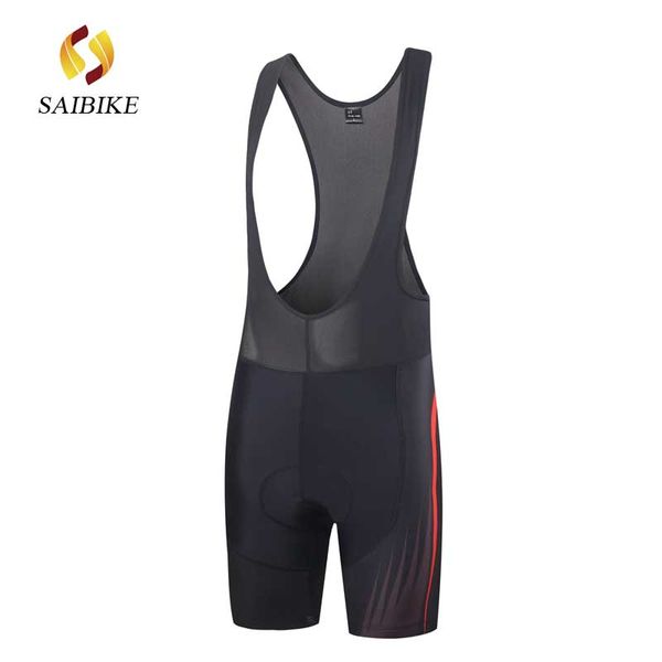 

pro team men's cycling bib shorts pants bicycle bike vest shorts clothes cycle wear clothing 3d cushion pad braces tights xs-5xl, Black