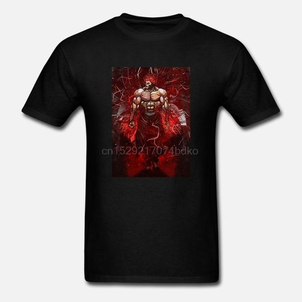 

мужская футболка baki the king yujiro hanma classic t shirt женская футболка тройники топ, White;black
