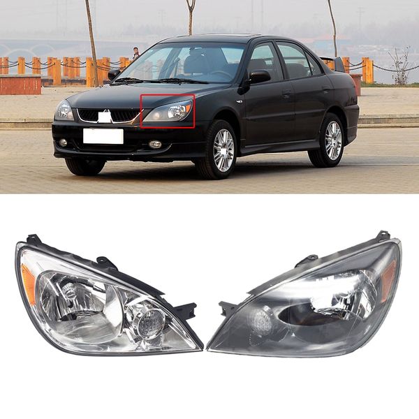 

capqx for mitsubishi lancer 2006-2015 front headlight headlamp head light lamp