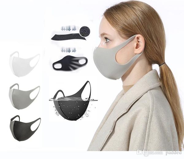 

20pcs mouth mask cotton blend anti dust and nose protection face mouth mask fashion reusable masks for man woman washable