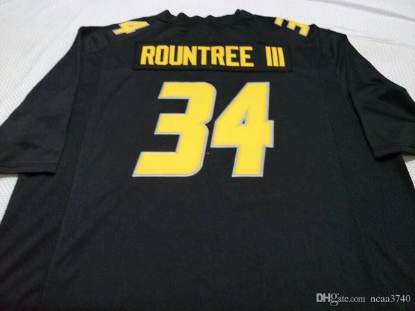 

женские миссури тигры ларри раунтри в iii #34 дам реальные полный размер вышивки колледжа джерси s-размер 4xl или пользовательские любое имя, Black;red