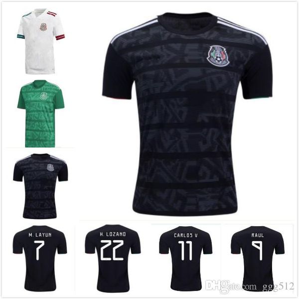 

топ чичарито джерси 19 20 мексиканская футболка camiseta футбол рубашки карлос рауль м. лаюн вела х. лосано футбол джерси тайский качества м, Black;yellow