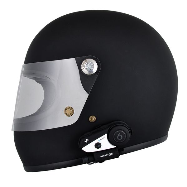 

motorcycle men's and women's helmets retro full helmets winter anti fog fiberglass small