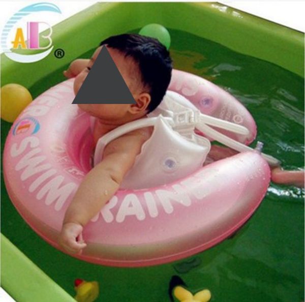 

abc swim ring thick baby's swim ring children's baby armpit round slings neck life seat children men and women childre, Red;blue