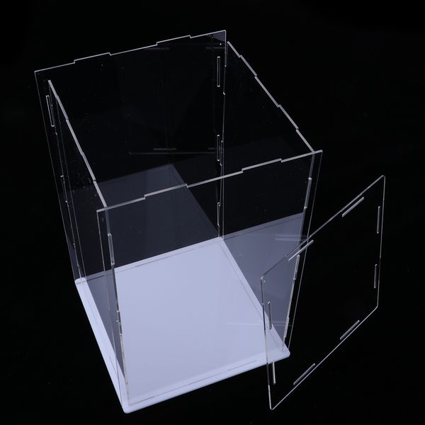 

акриловая витринного пыле защита модель цифры показать box 13x13x23cm