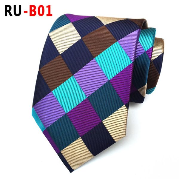 

2020 new silk jacquard 8 cm fashion plaid tie suit business tie, Black;gray