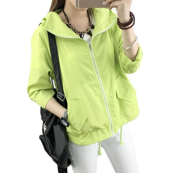 

couples hooded jacket 2020 spring summer new black red short loose women zipper pockets long sleeve turtleneck cargo coats lr762, Black;brown