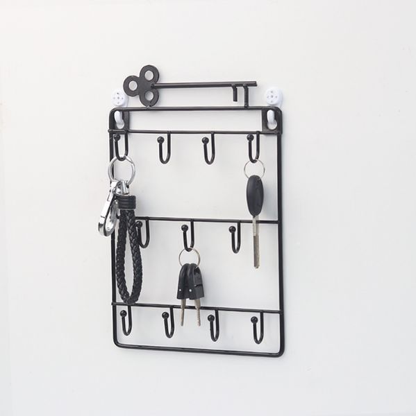 2019 Wall Mount Key Holders With 11 Hooks Decorative Metal Key