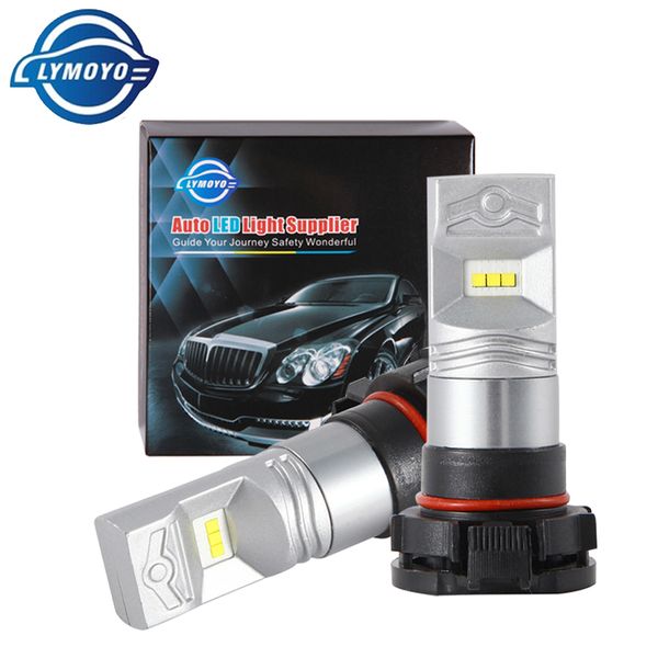 

lymoyo car h16 5202 led psx24w with csp chip 6smd drl led auto fog lamp daytime running light turning bulb headlight dc12v-24v