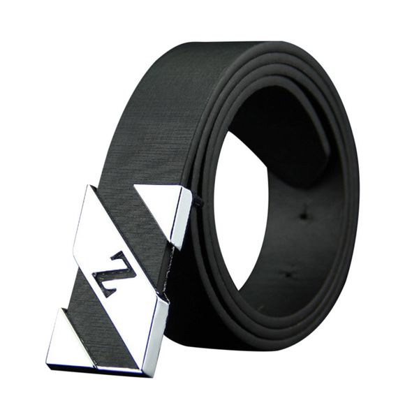 

leather belts for men mens leather smooth girdle buckle waistband waistband leisure belt strap 100-135cm a30, Black;brown