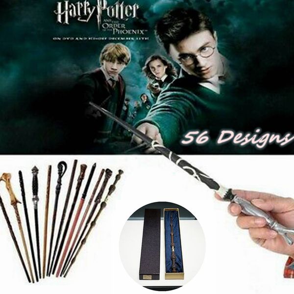 

harry potter cosplay toys 56 designs harry potter metal core magic wand with gift box kids toys christmas gift for children zza1575