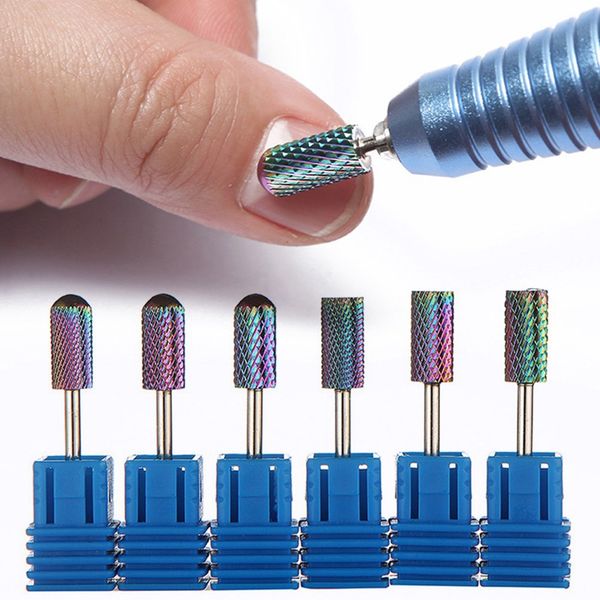 

ceramic milling manicure machine carbide nail drill bits ceramic carbide milling cutters for manicure nail drill machine bits, Silver