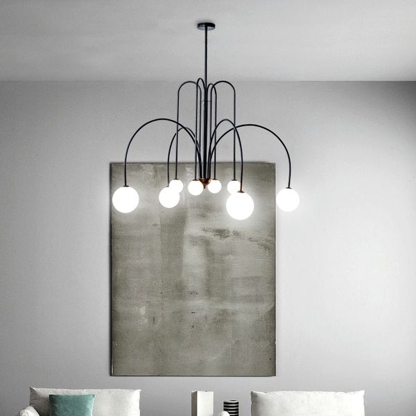 

art decor glass ball chandelier lighting modern living room chandelier/hanging light nordic designer light fixture home indoor