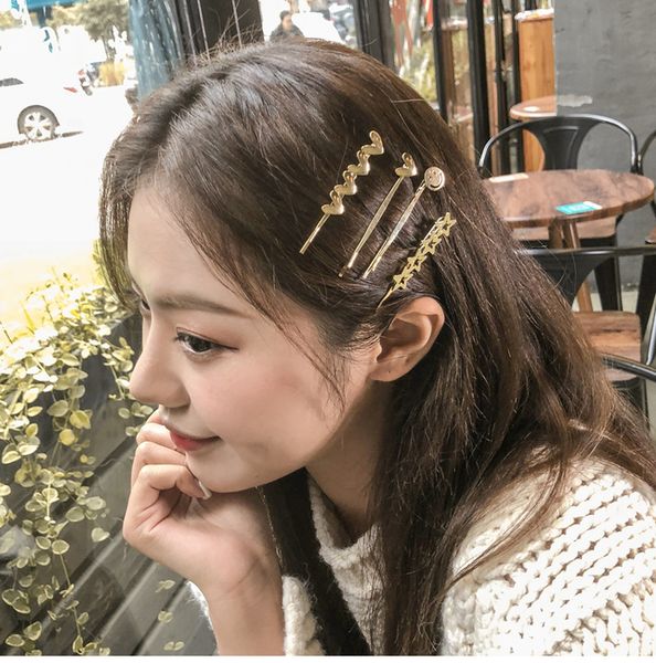 2020 Maxi Online Celebrity Metal Hairpin Ins Style Side Clip Girl