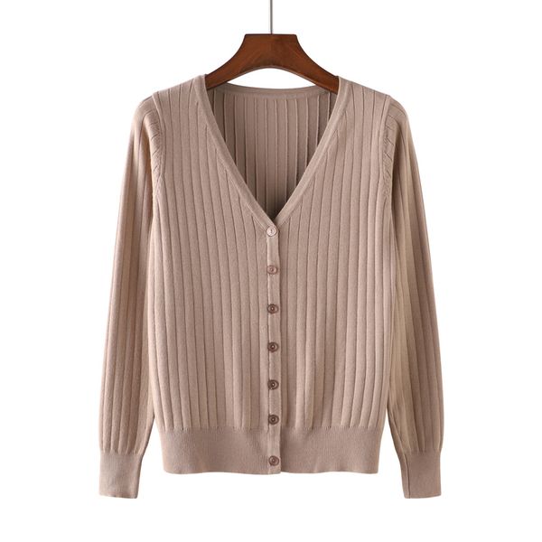 

new korean-style cardigan knitted jacket for summer of 2019, White