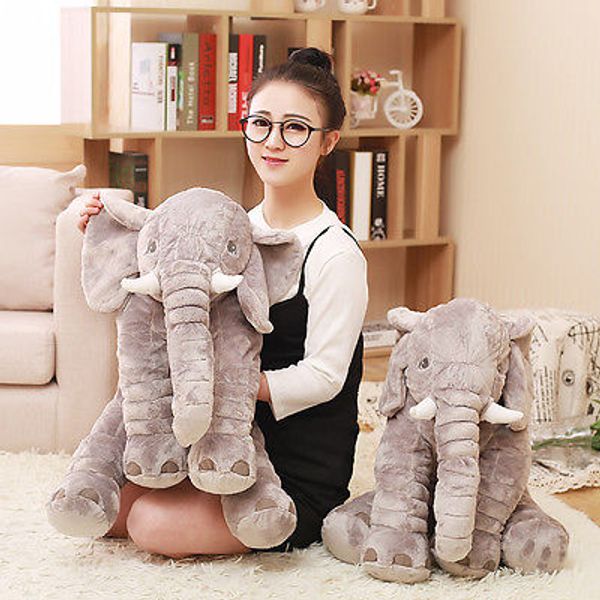 

новый слон слон чучело 60 см плюшевые куклы детские мягкие игрушки поясничная подушка