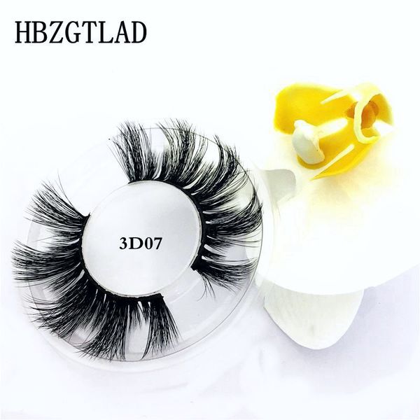 

hbzgtlad 25mm long 3d mink lashes long lasting mink eyelashes big dramatic volumn eyelashes strip individual false