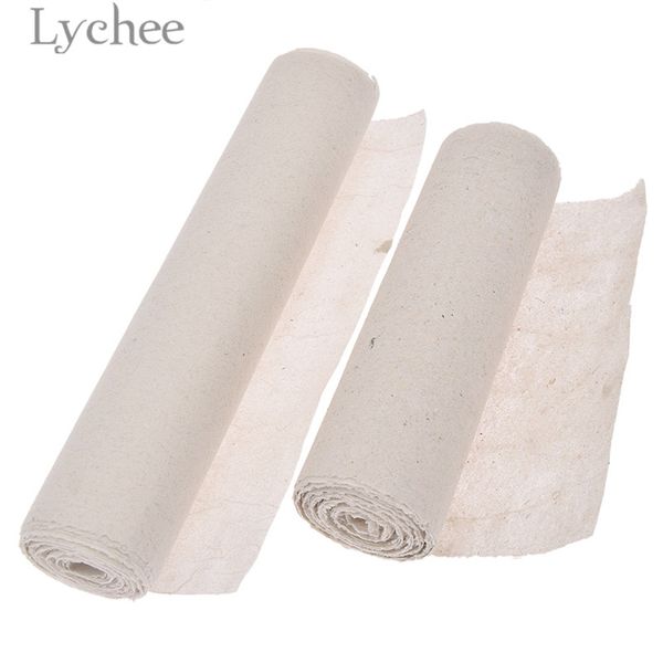 

lychee 5 yards embroidery stabilizer backing easy to tear paper diy sewing supplies accessories for embroidery, Black;white