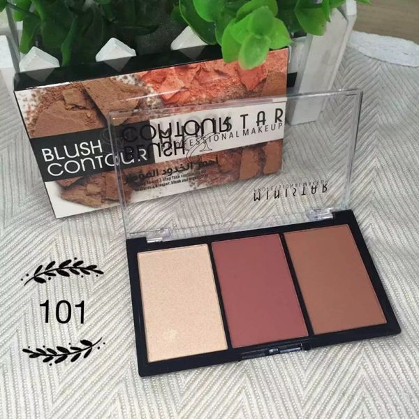 

3 colors makeup shimmer matter blush bronzer face contour blush palette powder highlighter beauty make up cosmetic beauty