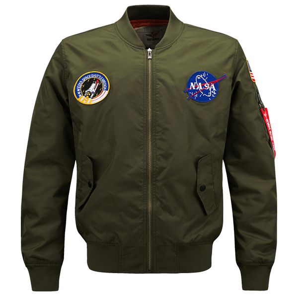 

baseball stand collar jacket men's jacket air force no. 1 pilot male spring and autumn fat big size sports and leisure tide suit, Black;brown