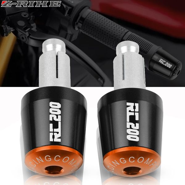

rc200 motorcycle cnc 22mm handlebar grips handle bar cap end plugs for rc 200 rc200 rc390 rc 390 2014-2018 2015 2016 2017
