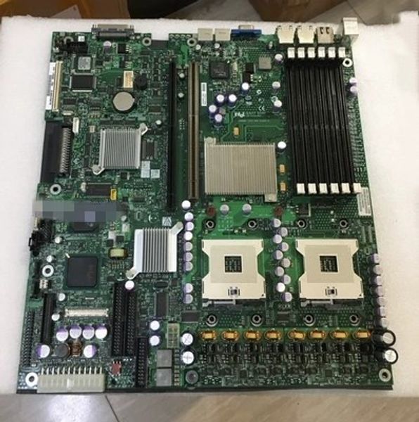 Soquete 604 DDR2 com mainboard do servidor SCSI para SE7520JR2 testado em boas condições de funcionamento