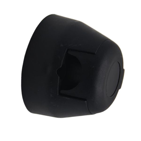 

7 pin 12n large round black plastic plug socket trailer car caravan new