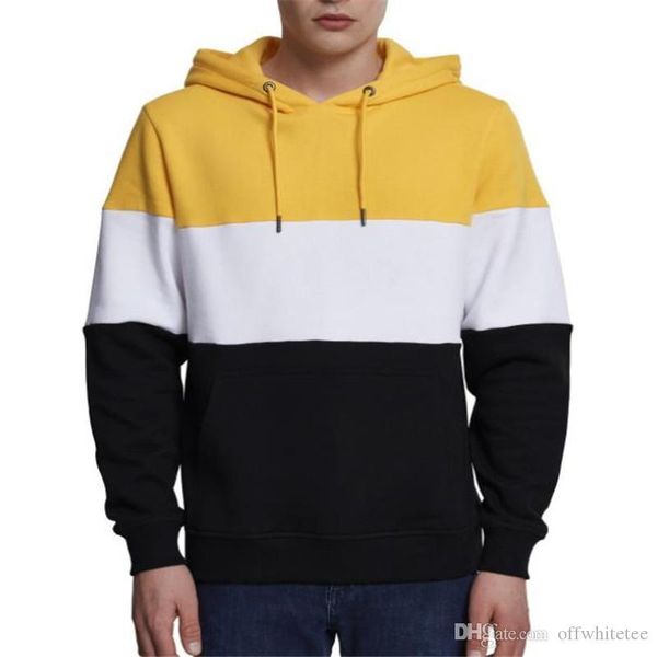 

полосатый принт мужские дизайнерские толстовки повседневная свободная большая карманная мужская толстовка мода с длинным рукавом мужская оде, Black