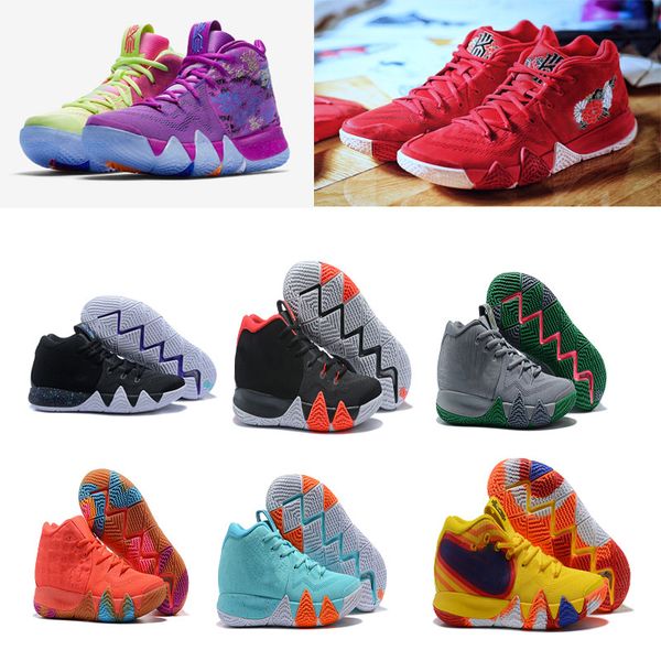 

высокое качество кирие китайский новый год хэллоуин multicolor конфетти n7 желтый многоцветный 4 мужские ботинки баскетбола нас 7-12 приходя, Black