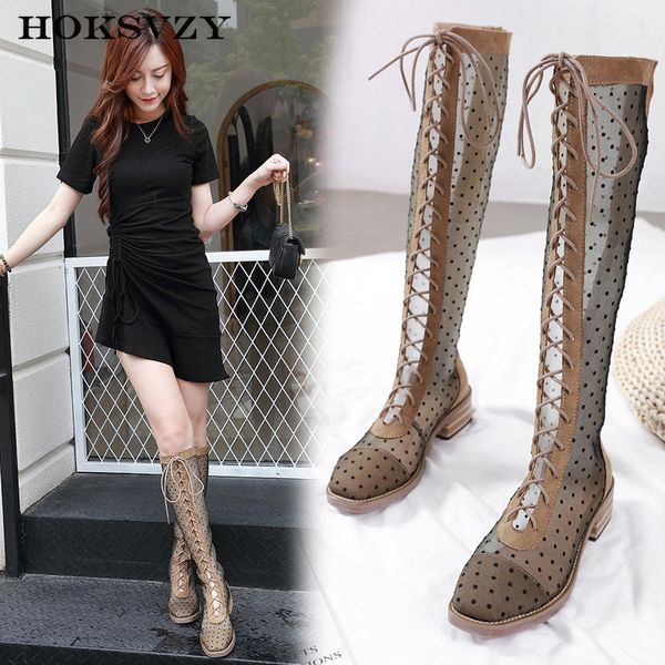 

hokszvy 4.5cm high south korea's new star thin legs nightclub fish mouth high boots boots cool apricot jxq, Black