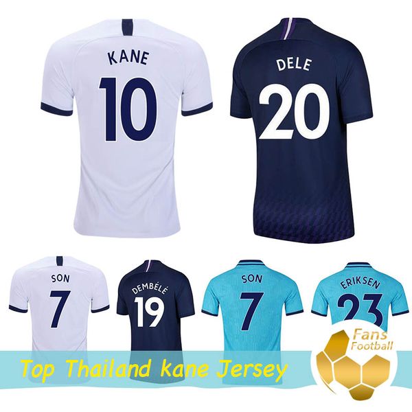 

2019 kane soccer jersey 19 20 lamela eriksen mour dele son jersey men football shirt kit uniform maillot de foot, Black;yellow