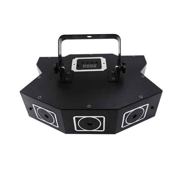 

dmx led лазерный луч этапа звук активированный автоматический полноцветный лазерный прожектор партии диско вращающийся строб для ктв бар отд