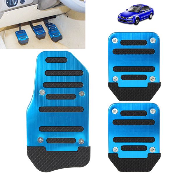 

aluminium alloy non-slip auto car pedals cap foot rest cover accelerator brake clutch pedal footrest