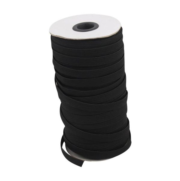 

5m/5mm elastic band for mask wide elastic cord ribbon rubber band tape for diy masks clothing sewing accessories sewing crafts, Black;white