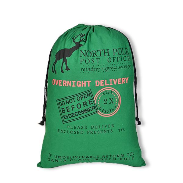 

6 pcs large santa sack personalized jumbo santa bags for storing holiday presents stocking stuffers christmas decorations